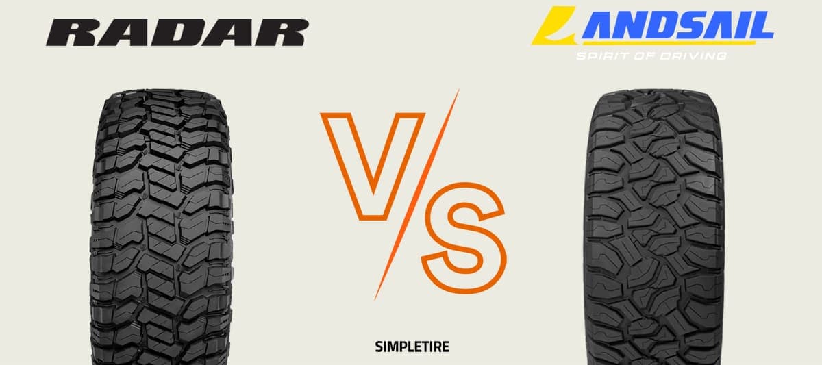 Radar Renegade R/T vs Landsail CLX12 Rogueblazer R/T tires