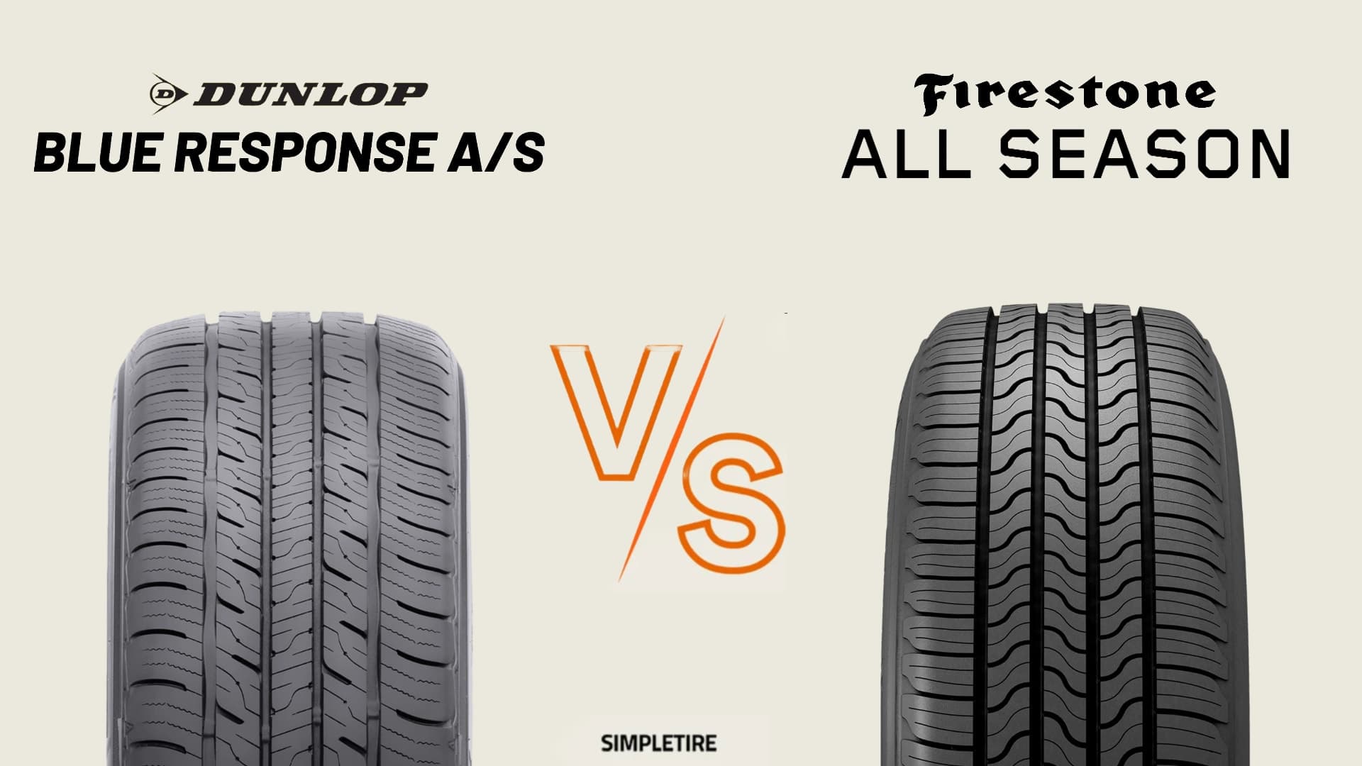 Dunlop Blue Response A/S vs Firestone All Season tires