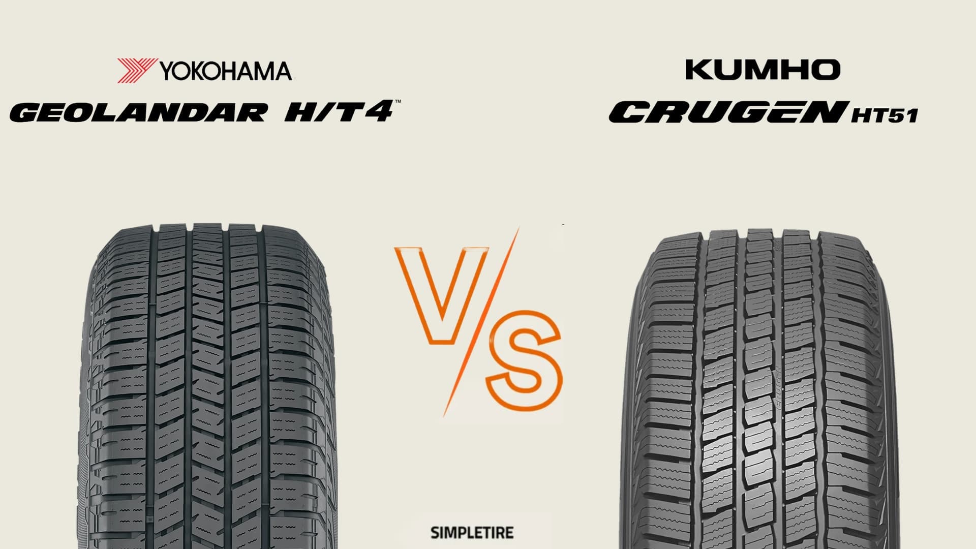 Yokohama Geolandar H/T4 vs Kumho Crugen HT51 tires