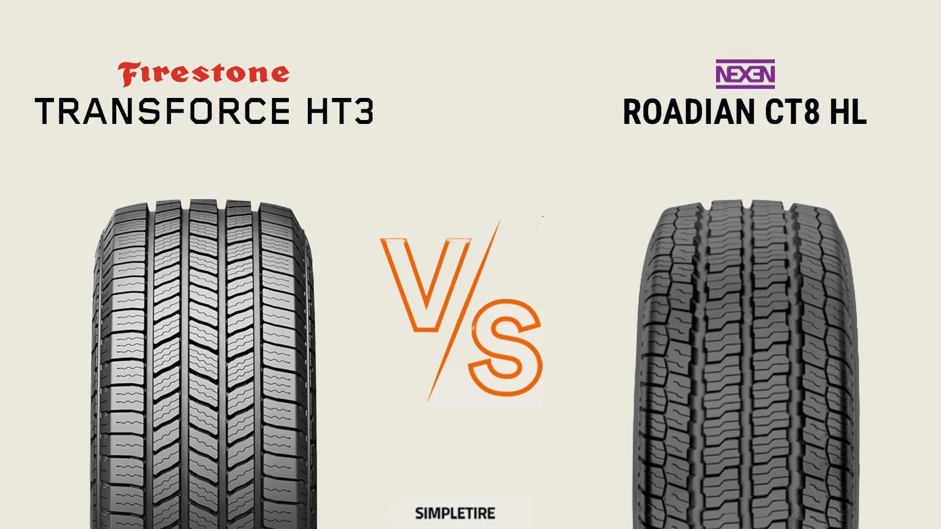 Firestone Transforce HT3 vs Nexen Roadian CT8 HL tires